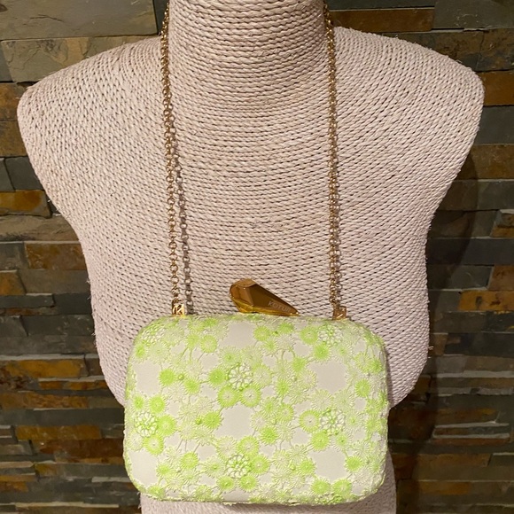 Kotur Citron Lace Clutch NWT - Picture 6 of 8